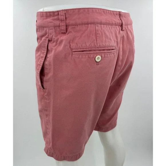 Vineyard Vines Men's Flat Front Club Shorts Size 32 Salmon Summer - Picture 8 of 11